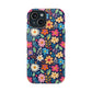 Bespattered Facade Colorful Flowers Impact-Resistant Case