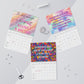 2027 Bespattered Facade Semi-Motivational Wall Calendar (11" x 8.5")