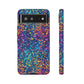 Bespattered Facade Party Time Rainbow Confetti Dots Tough Case