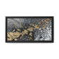 Bespattered Facade You're Golden Framed Canvas Art Print | 3 Frame Colors | Multiple Sizes