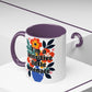 "I'm a Sensitive Little Menace" Rainbow Flowers Mug | Eight Colors | 11oz or 15oz