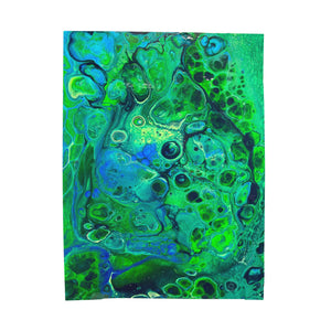 Bespattered Facade Radioactive Velveteen Plush Blanket | 3 Sizes
