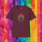 Bespattered Facade Rainbow Fingerprint Unisex Softstyle T-Shirt