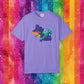 Bespattered Facade Rainbow Ally Gator Colorful LGBTQ+ Pride Premium Unisex Comfort Colors Garment Dyed 100% Cotton T-Shirt