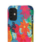 Bespattered Facade Bold Florals Snap Case