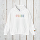 Bespattered Facade Pride Rainbow LGBTQ+ Embroidered Unisex Heavy Blend™ Hooded Sweatshirt