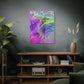 Bespattered Facade Resin Petri Macro Photograph Stretched Matte Canvas Art Prints | Multiple Sizes