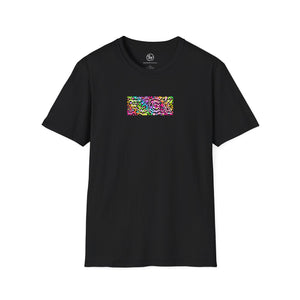 Bespattered Facade Everyone's Favorite Word Rainbow Leopard Unisex Softstyle T-Shirt