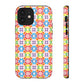 Bespattered Facade Geometric Rainbow Mosaic Tough Case