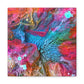 Bespattered Facade Resin Petri Macro Photograph Stretched Matte Canvas Art Prints | Multiple Sizes