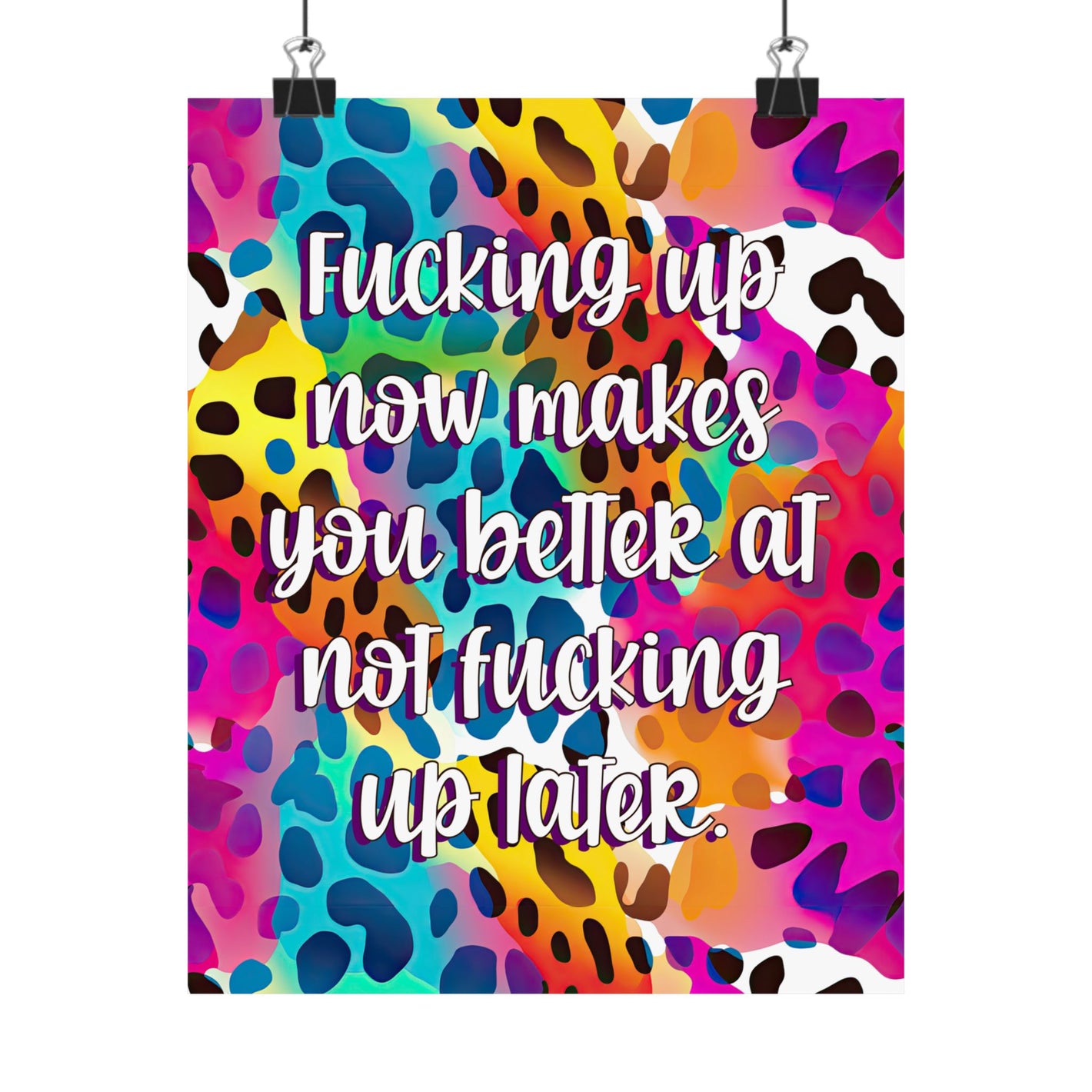 Bespattered Facade "F*cking Up" Giclée Archival Matte Paper Prints