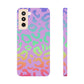 Bespattered Facade Rainbow Leopard Slim Case