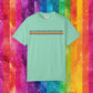 Bespattered Facade Rainbow All Places Should Be Safe Spaces Colorful LGBTQ+ Pride Premium Unisex Comfort Colors Garment Dyed 100% Cotton T-Shirt
