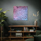 Bespattered Facade Resin Petri Macro Photograph Stretched Matte Canvas Art Prints | Multiple Sizes
