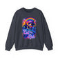 Bespattered Facade Whimsical "Eat the Rich" Orcas Unisex Heavy Blend™ Crewneck Sweatshirt