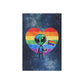Bespattered Facade Rainbow Extraterrestrial Pride Garden Flag