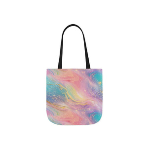 Bespattered Facade Pastel Dreams Canvas Tote Bag | 3 Sizes and 5 Strap Colors