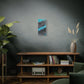 Bespattered Facade Fluid Art Abstract Painting Stretched Matte Canvas Art Prints | Multiple Sizes