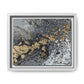 Bespattered Facade You're Golden Framed Canvas Art Print | 3 Frame Colors | Multiple Sizes