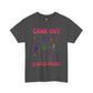 Came Out, Stayed Weird – Neon Gremlin Pride T-Shirt | Gildan Unisex Heavy Cotton Tee | LGBTQ+ Graphic Shirt