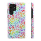 Bespattered Facade Bright Rainbow Leopard Impact-Resistant Case