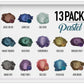 13 Color Pastel Series Pigment Powder Variety Pack