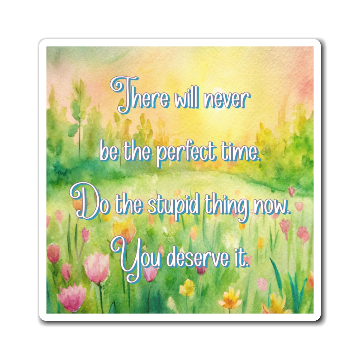 Bespattered Facade "The Perfect Time" Refrigerator Magnet