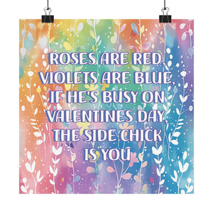 Bespattered Facade "Side Chick Poetry" Giclée Archival Matte Paper Prints