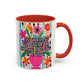 Bespattered Facade Flower Vase Floral Mug | Eight Colors | 11oz or 15oz