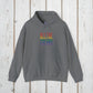 Bespattered Facade "All the Colors" Rainbow Block Embroidered Unisex Heavy Blend™ Hooded Sweatshirt