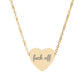 CUSTOM Engraved Personalized Heart Necklace