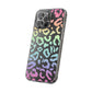 Bespattered Facade Pastel Rainbow Leopard Clear Case