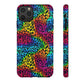 Bespattered Facade Rainbow Animal Print Tough Case