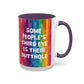 Bespattered Facade All-Seeing Butthole Rainbow Mug | Eight Colors | 11oz or 15oz