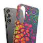 Bespattered Facade Neon Butterfly Snap Case