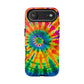 Bespattered Facade Rainbow Tie Dye Tough Case