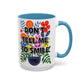 "Don't Tell Me to Smile" Rainbow Flowers Mug | Eight Colors | 11oz or 15oz