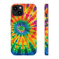 Bespattered Facade Rainbow Tie Dye Tough Case