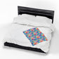Bespattered Facade Rainbow Skies Velveteen Plush Blanket | 3 Sizes