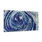 Bespattered Facade Fluid Art Abstract Painting Stretched Matte Canvas Art Prints | Multiple Sizes
