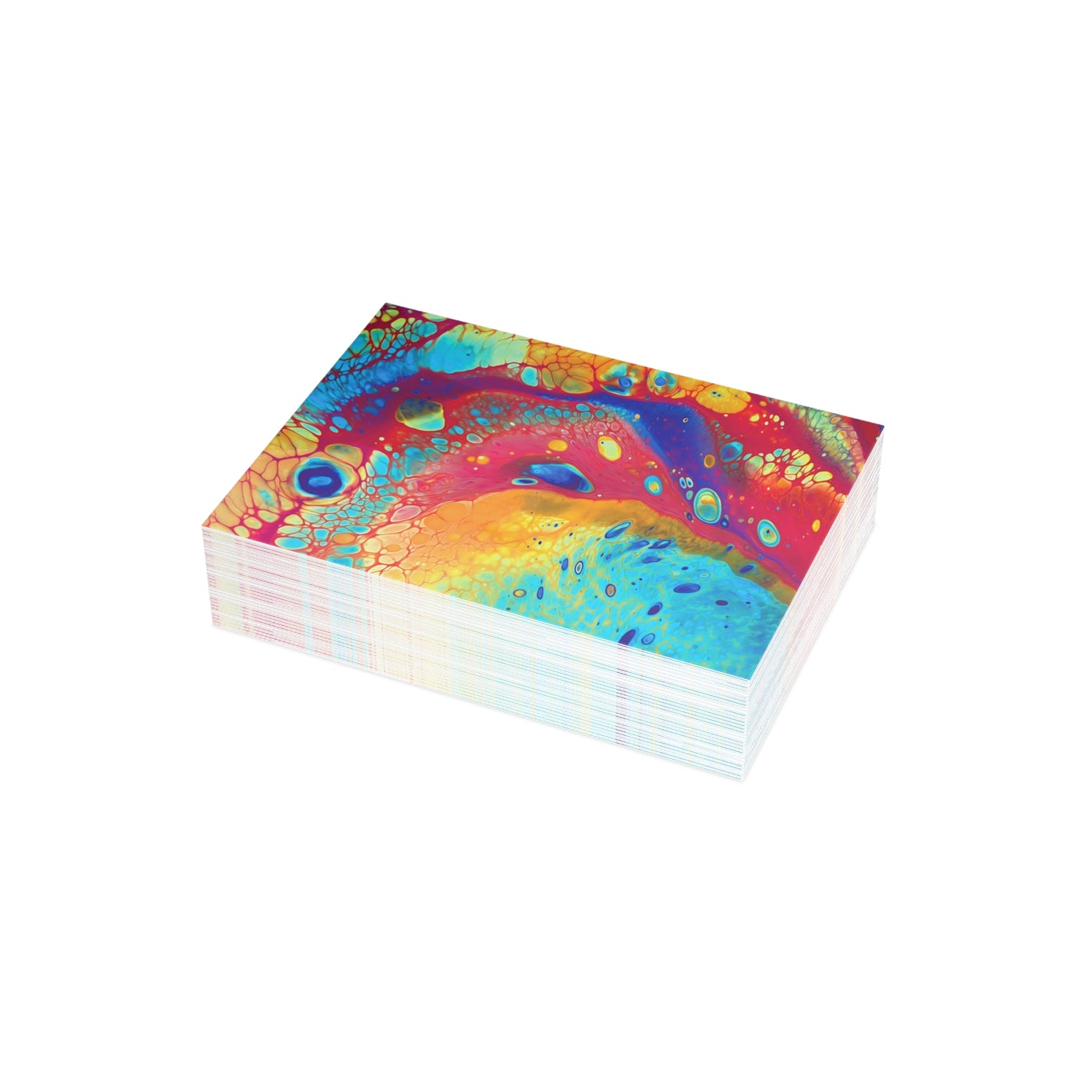 Bespattered Facade Rainbow Galaxy Postcards (no envelopes) | Sets of 10, 30, or 50