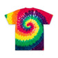 Bespattered Facade "Rainbow Is the New Black" Embroidered 100% Cotton Tie Dye T-Shirts