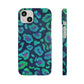 Bespattered Facade Emerald Leopard Snap Case