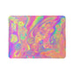 Bespattered Facade Rainbow Sherbet Fleece Sherpa Blanket | 2 Colors & Sizes