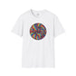 Bespattered Facade Rainbow Swirl Unisex Softstyle T-Shirt