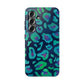 Bespattered Facade Emerald Leopard Impact-Resistant Case