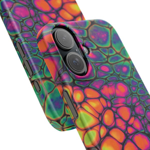 Bespattered Facade Neon Butterfly Snap Case