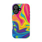 Bespattered Facade Vibrant Flow Impact-Resistant Case