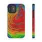 Bespattered Facade Rainbow Vortex Impact-Resistant Case