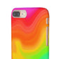 Bespattered Facade Rainbow Heat Map Snap Case